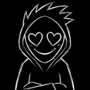 Shadows_HeartEyes Discord sticker from White Shadows