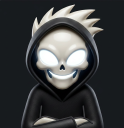 Shadows_Skull Discord Emoji - White Shadows