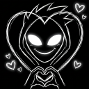 Shadow_Heart custom emote | White Shadows