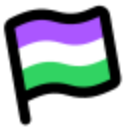 genderqueer Discord sticker from creator's paradise