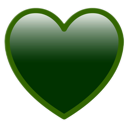 darkgreenheart custom emote | Hollanov Haven -`♡´-