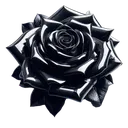 702149black3dshinnyrose