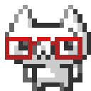 CatNerd animated emote from Speakeasy