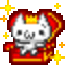 CatKing animated Discord emote - Speakeasy