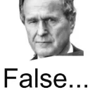 false