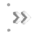 Arrow_White animated emote - 2904 • Social •  Chill •  Hangout