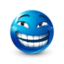 648414trollfaceblueemojiball Discord Emoji from HackerDen