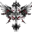 1crosswings Discord sticker from ۶ৎ　‿　cemetery　 ݁ 　˖
