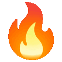 fireee animated GIF emoji - trans chompers