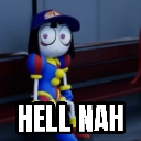 HellNah custom emote | The Amazing Digital Server | Fandom • Socialize • Livestreaming • Gaming • Hangout • Memes • Sleep