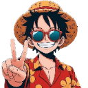 20699luffypeacesign custom emote from SOUL ⚔ SOCIETY