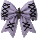84734purplegothbow