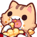 catpopcorn custom emote | Amoura Hub 🩵 | Social hub • 18+ • Hangout • Dating • Relationship • Active Vcs • SFW • Chill
