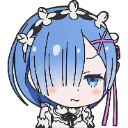 104924thoughtfulrem Discord Emoji - the cafe