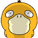 psyduck_1 animated GIF emoji - caleb stickers