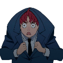 Jiji_Scared custom emote from DanDaDan - Discord