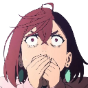 Momo_Shocked custom emote from DanDaDan - Discord