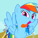Dashie animated Discord emote - MLP Sombra Empire