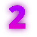 num2 Discord sticker | ServerBloom
