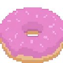 pinkfrosteddonut