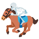 skeletonriding Discord Emoji from /necro