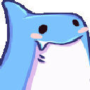 sharkcatpop animated Discord emote from trans chompers