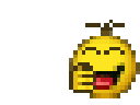 yellowlaugh animated emote - trans chompers