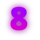 num8 Discord sticker | ServerBloom