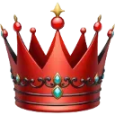 emojiscomredandblackcrown
