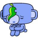 wumpussad Discord sticker from Saturn