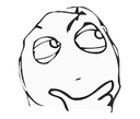 ragecomicthink Discord sticker from Why_soi