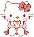 hellokittywithtea animated GIF emoji | 𝐄𝐥 𝐂𝐨𝐫𝐨 𝟐.𝟎 | 𝐒𝐨𝐜𝐢𝐚𝐥 𝐂𝐥𝐮𝐛 🍓