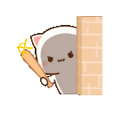 834175bonk animated GIF emoji - Bunnies Cafe 18+