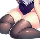 thighs_socks0 Discord sticker | Bunnies Cafe 18+