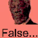 False