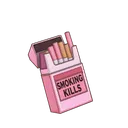 Pinkcigarettepack