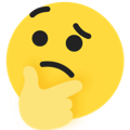 ttthinking Discord Emoji from ꒰  .  🌈 。cndyume ◟ `` ˖