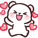 08beatily custom emote from ꒰  .  🌈 。cndyume ◟ `` ˖