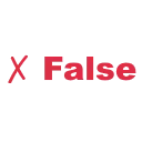 False