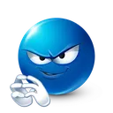 blue_evil Discord sticker - .gg/revenants  ᶻ 𝘇 𐰁