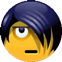 idgaf animated GIF emoji - trans chompers