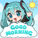 MikuGoodMorning Discord sticker from Pokémon Champions | VGC Battles & Tournaments