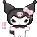 kuromiangry animated emote from Rabbit Hole