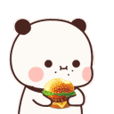 pandaburger animated GIF emoji - Makai 18+