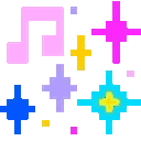 sanrio_characters_heisei_retro_e animated GIF emoji - melodia  ݁♬⋆.𝄞