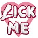textheartlickme Discord sticker from S3xting Paradise 18+