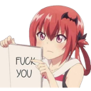 fuckyou Discord sticker - Rabbit Hole