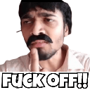 fuckoff Discord sticker - Secret cult of bakchods 🥷