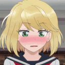 blush animated GIF emoji from Rabbit Hole