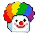 klaun custom emote - Cukierniczka